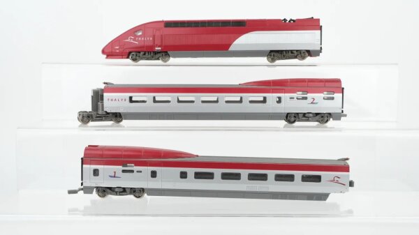 Mehano H0 Konvolut Schnellzugwagen 1./2. Kl. mit Steuerwagen Thalys