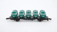 Märklin Z 80312 Behälter-Tragewagen (Jahrewagen...