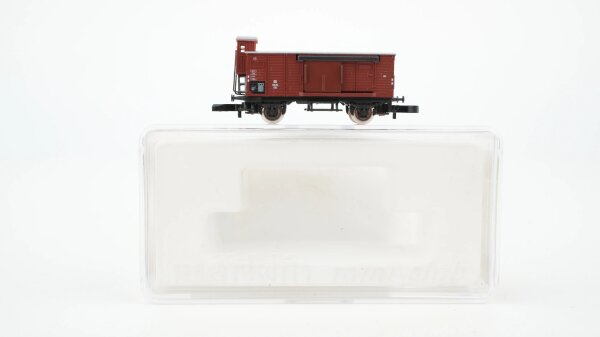 Märklin Z 8639 Flachdachwagen mit Bremserhaus und Schiebetüren G10 DB