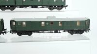 Trix/u.a.H0 Konvolut Abteilwagen 3.Kl. mit Bremserhaus Packwagen DR/u.a. (Abbrüche)