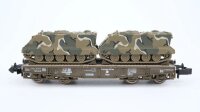 Roco N 934 Schwerlastwagen mit 2 Panzern DB
