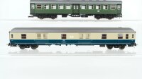 Roco H0 Konvolut Umbauwagen 1./2.Kl. 2.Kl. Donnerbüchse 2.Kl. Packwagen beige/oceanblau DB