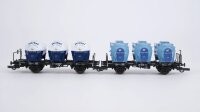 Roco H0 46521 Behältertragwagen 2-teilig Birkel und Knorr DB
