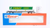 Roco H0 46377 Taschenwagen mit Container (Furet) SNCF
