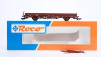 Roco H0 46306 Rungenwagen (334 7 888-6) mit Container...
