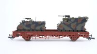Roco H0 804 Rungenwagen (Minitanks 335 5 125-8, 2x Panzer...