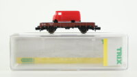 Minitrix N 15041-36 Niederbordwagen mit MB L319 gelb DB