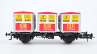 Roco H0 46997 Behältertragewagen (013 974, Rei "Von Haus zu Haus") DB