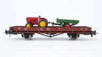 Roco H0 47721 Rungenwagen (mit Traktor und Anhänger) DB