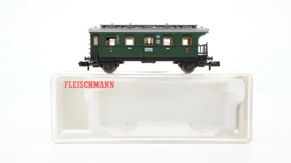 Fleischmann N 8066 Personenwagen 2./3. Kl mit Traglastenabteil B2iwe DRG