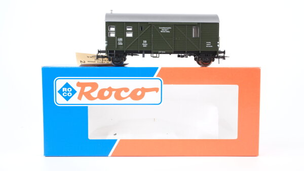 Roco H0 47351 Gedeckter Güterwagen (Fernmeldewerkstätte Bautrupp F 1) DB