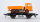 Fleischmann H0 5219 Flachwagen mit LKW (Mercedes) 30 80 942 0 622-1 DB
