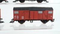 Fleischmann H0 Konvolut gedeckte Güterwagen DB