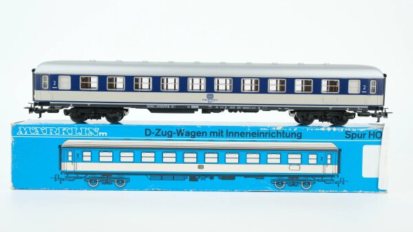 Märklin H0 4092 Reisezugwagen (Schnellzugwagen, 51 80 22-70 187-5, 2.Kl) Büm 234 der DB