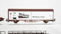 Unbekannt H0 Konvolut Autotransportwagen Schiebewandwagen "Miniland" Schwerlastwagen DB DR