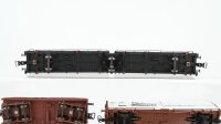 Unbekannt H0 Konvolut Autotransportwagen Schiebewandwagen "Miniland" Schwerlastwagen DB DR
