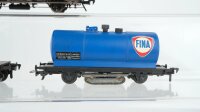 Unbekannt H0 Konvolut Schienenreinigungswagen "Fina" Selbstentladewagen Güterzugbegleitwagen DB ÖBB