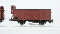 Märklin Piko H0 Konvolut gedeckte Güterwagen DB DR (Kupplungen fehlen)