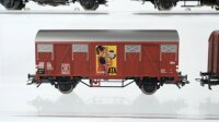 Märklin Piko H0 Konvolut gedeckte Güterwagen DB DR (Kupplungen fehlen)