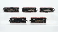 Märklin Piko H0 Konvolut gedeckte Güterwagen DB DR (Kupplungen fehlen)