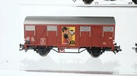 Märklin Piko H0 Konvolut gedeckte Güterwagen DB DR (Kupplungen fehlen)