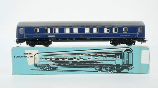 Märklin H0 4029 Schlafwagen International "Roma-Basel-Köln" CIWL