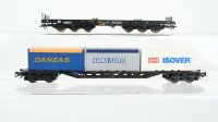Roco H0 Konvolut Containertragwagen "G+H Danzas...