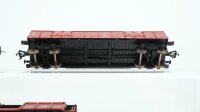 Fleischmann H0 Konvolut Schienenreinigungswagen Autotransportwagen Hochbordwagen DB