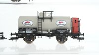 Fleischmann H0 Konvolut Kesselwagen Gargoyle Schwerlastwagen mit Tankcontainer Esso Spitzdachwagen DB u.a.