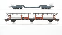 Trix H0 Konvolut Autotransportwagen Tiefladewagen DB u.a.