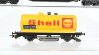 Unbekannt H0 Konvolut Schwerlastwagen mit Panzer Schienenschleifwagen Shell ÖBB