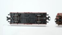 Märklin H0 Konvolut Selbstentladewagen Schiebedachwagen DB (teilweise patiniert)