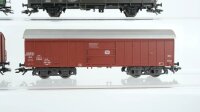 Märklin H0 Konvolut gedeckte Güterwagen Deutsche Post Kühlwagen Bitburger Schwenkdachwagen DB