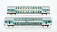Trix H0 Konvolut Doppelstockwagen 1./2. Kl. DB