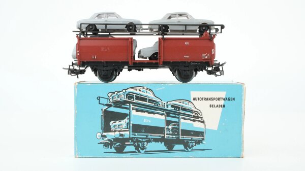 Märklin H0 4613 Autotransportwagen beladen DB