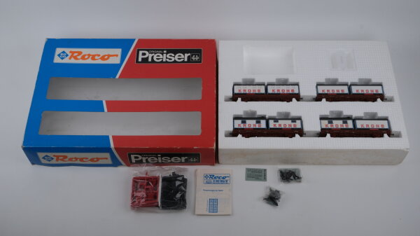 Roco H0 44008 Güterwagen Set Circus Krone 4 tlg.