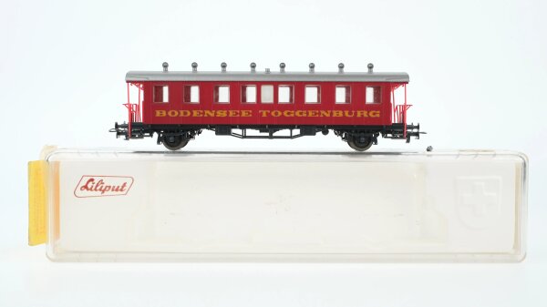 Liliput H0 279 52 Personenwagen "Bodensee Toggenburg" rot