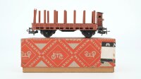 Märklin H0 321 Rungenwagen mit Bremserhaus R 20 der DRG