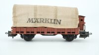 Märklin H0 322 Planewagen mit Bremserhaus  R 20 der DRG