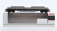 Märklin H0 47016 Flachwagen mit Rungen DB