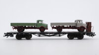 Märklin H0 46285 Flachwagen mit LKW  SSW 07 der DB