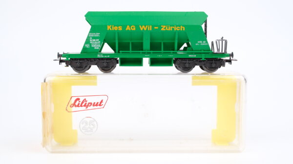 Liliput H0 24654 Schüttgutwagen "Kies AG Wil-Zürich" SBB-CFF