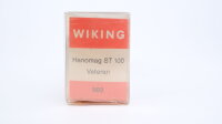 Wiking H0 Hanomag ST 100 Veteran mit Tiefladeanhänger