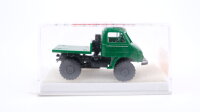 Brekina H0 39005 Unimog 411 offene Pritsche grün