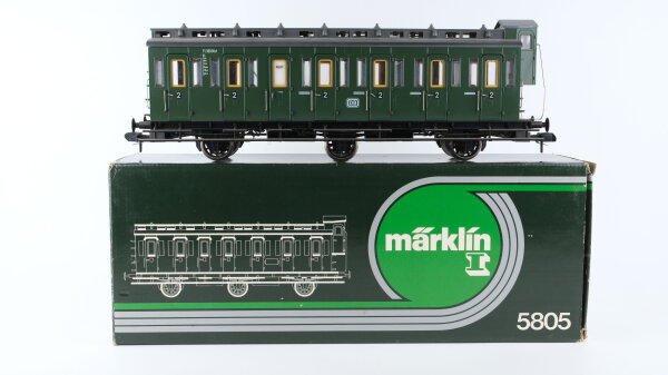 Märklin Spur 1 5805 Abteilwagen mit Bremserhaus 2.Kl DB