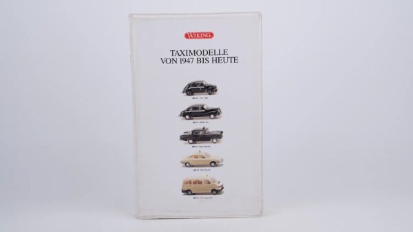 Wiking H0 99002 Taximodelle von 1947 bis heute