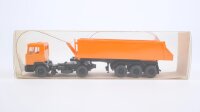 Wiking H0 67626 MAN Kipp-Sattelzug orange
