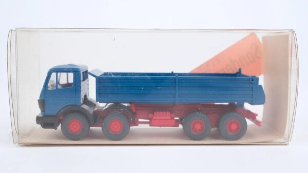 Wiking H0 67422 MB Pritschenkipper blau/rot