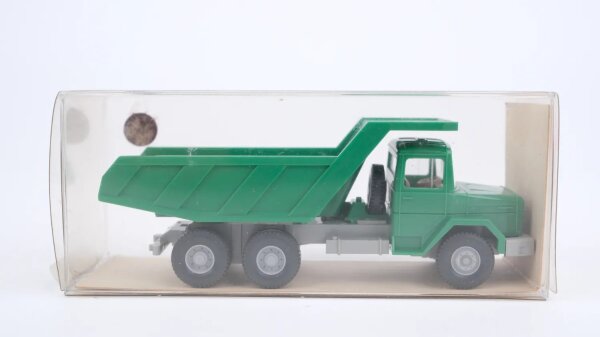 Wiking H0 16671 Magirus Muldenkipper grün