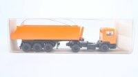 Wiking H0 67626 MAN Kipp-Sattelzug orange
